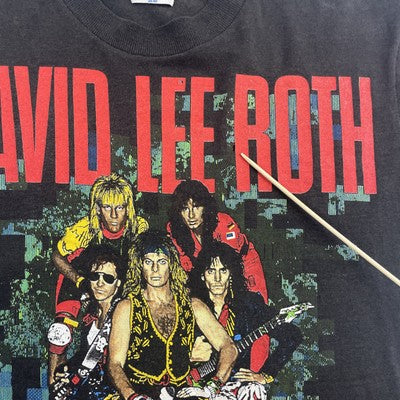 Vintage David Lee Roth Skyscraper Tour T-Shirt Size Medium 1988 80s