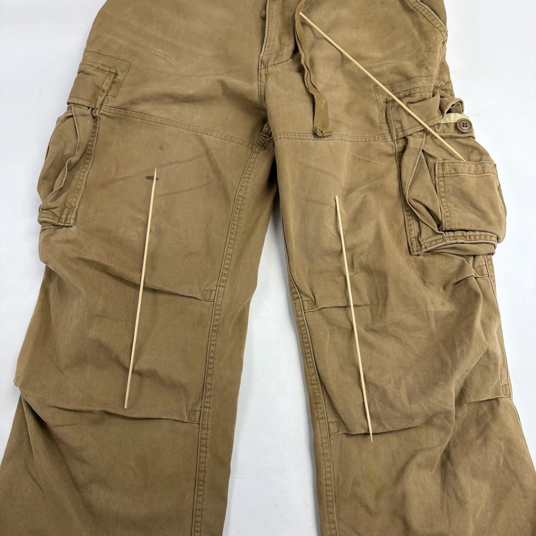 Abercrombie & Fitch Paratrooper Military Cargo Pants Size 30R Brown