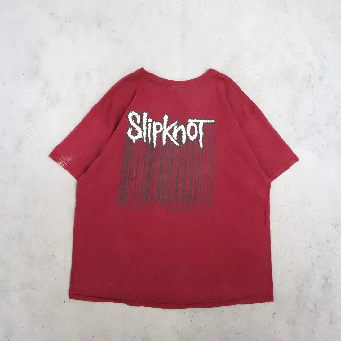 Vintage Slipknot Barcode Band T-Shirt Size 2XL