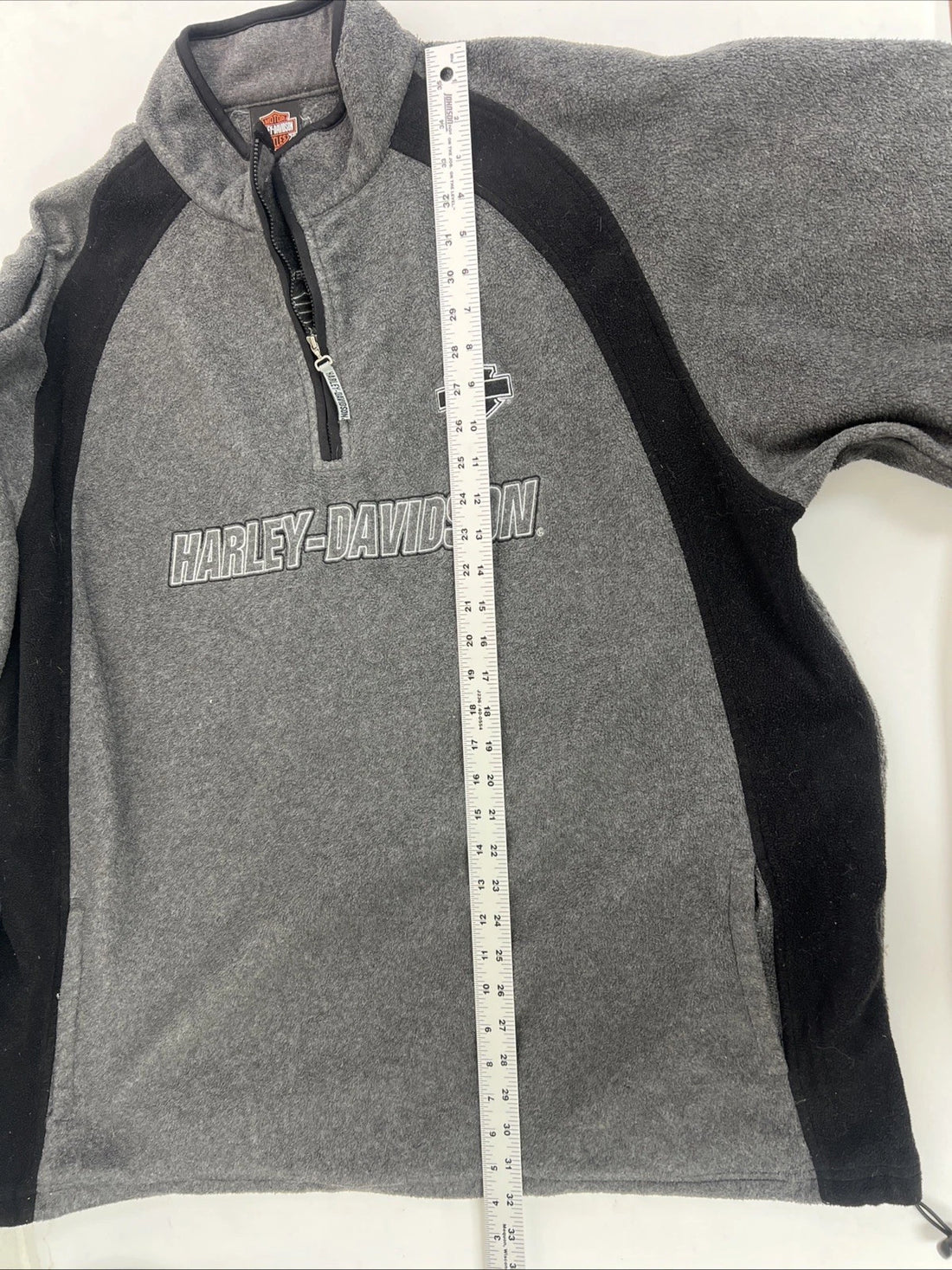Harley Davidson Motorcycles Pullover Fleece Jacket Size 2XL