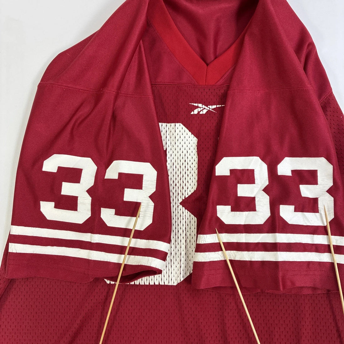 Vintage Wisconsin Badgers Reebok Football Jersey Size Large NCAA