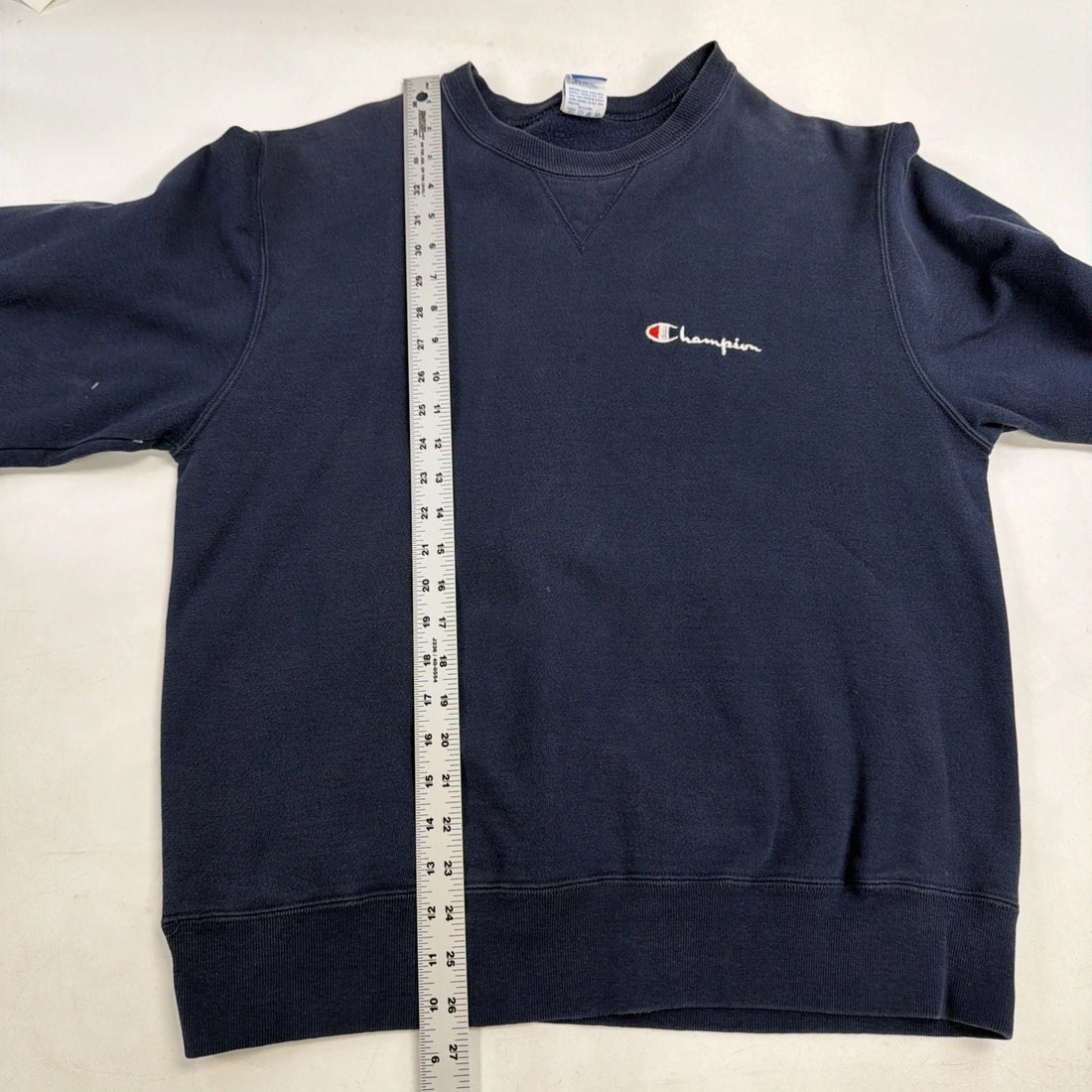 Vintage Champion Crewneck Sweatshirt Size Tall Large Blue 80s