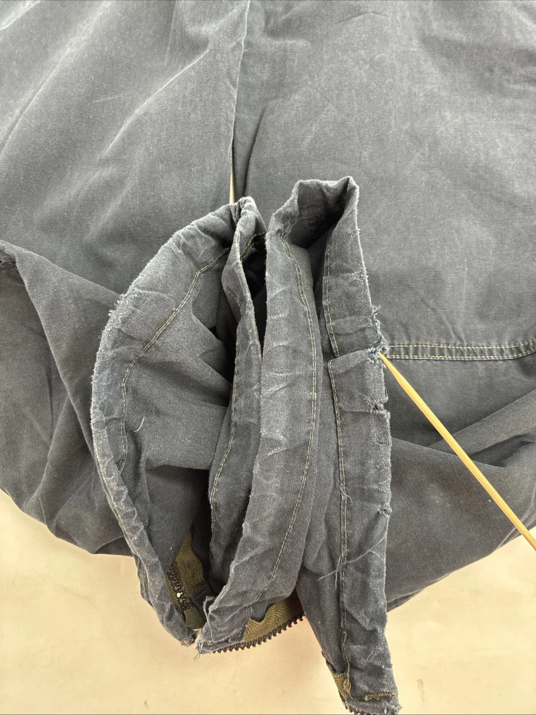 Abercrombie & Fitch Paratroops Military Cargo Pants Size Medium Blue