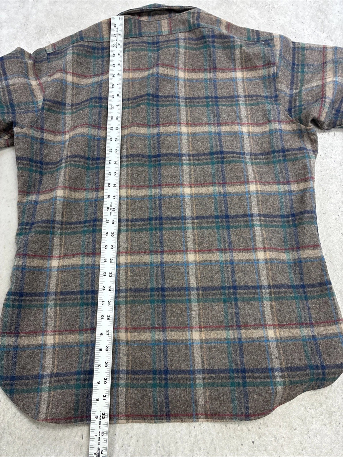 Vintage Pendleton Wool Lodge Button Up Shirt Size XL