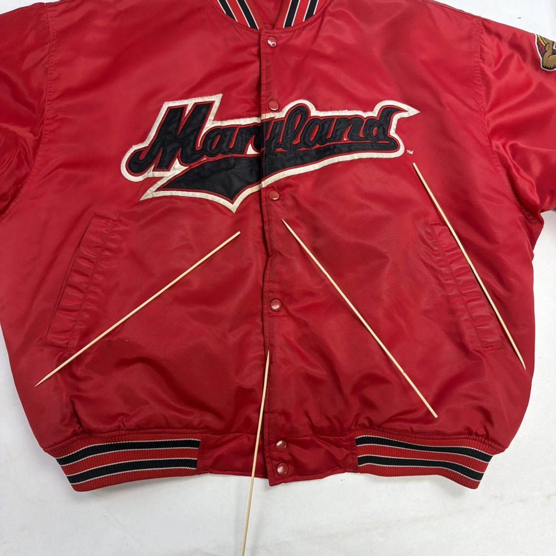 Maryland Terrapins Bomber Jacket Size 2XL NCAA