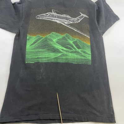 Vintage Citation III Blackbird Plane T-Shirt Size XL 90s