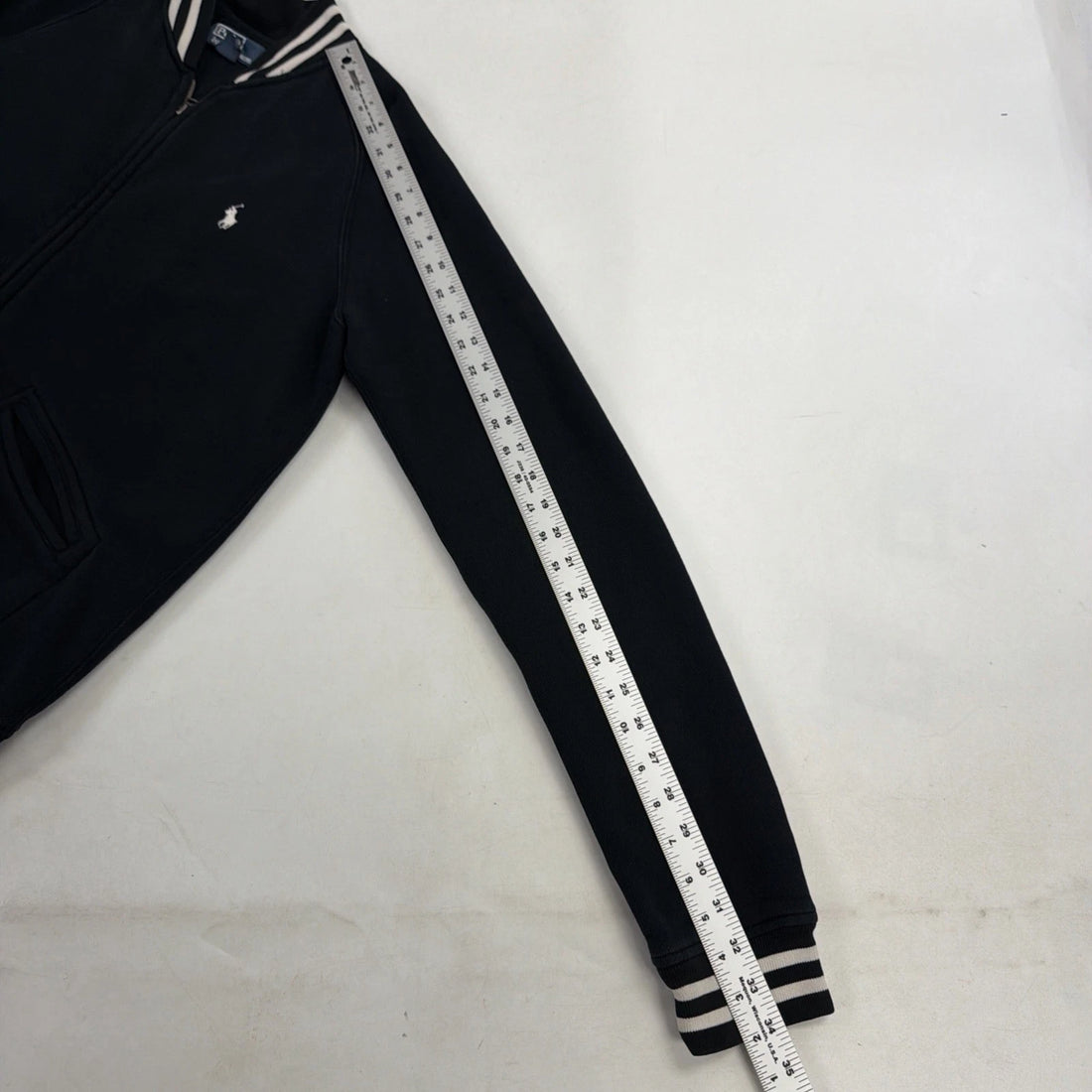 Vintage Polo Ralph Lauren Full Zip Track Jacket Sweatshirt Size Large