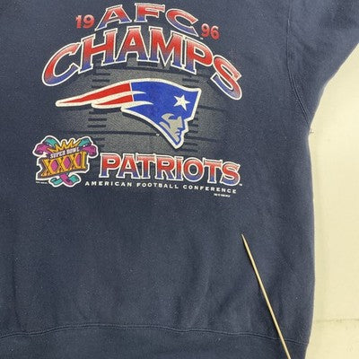 Vintage New England Patriots Super Bowl XXXI Sweatshirt Crewneck Large 90s NFL