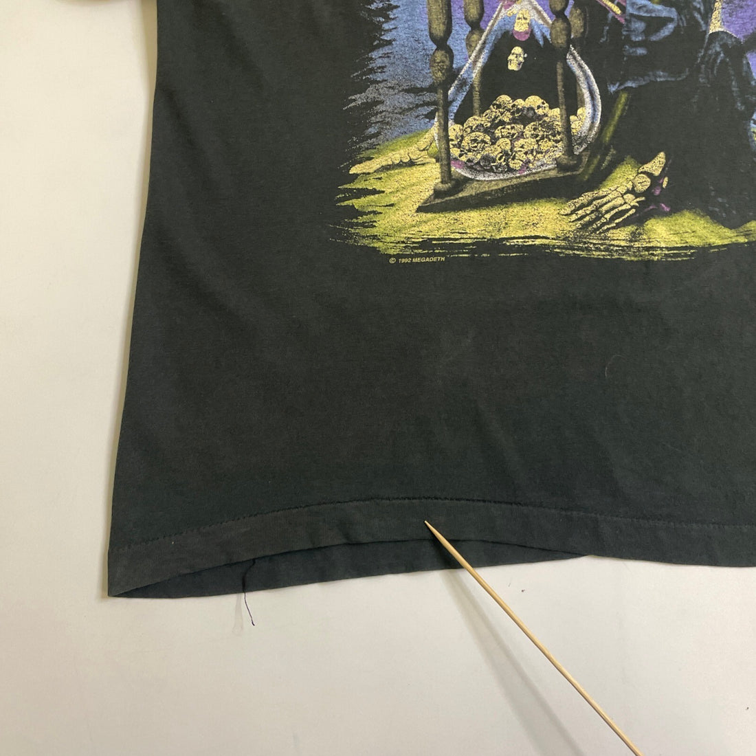 Vintage Megadeth Countdown To Extinction Tour T-Shirt XL Grim Reaper 1992 90s