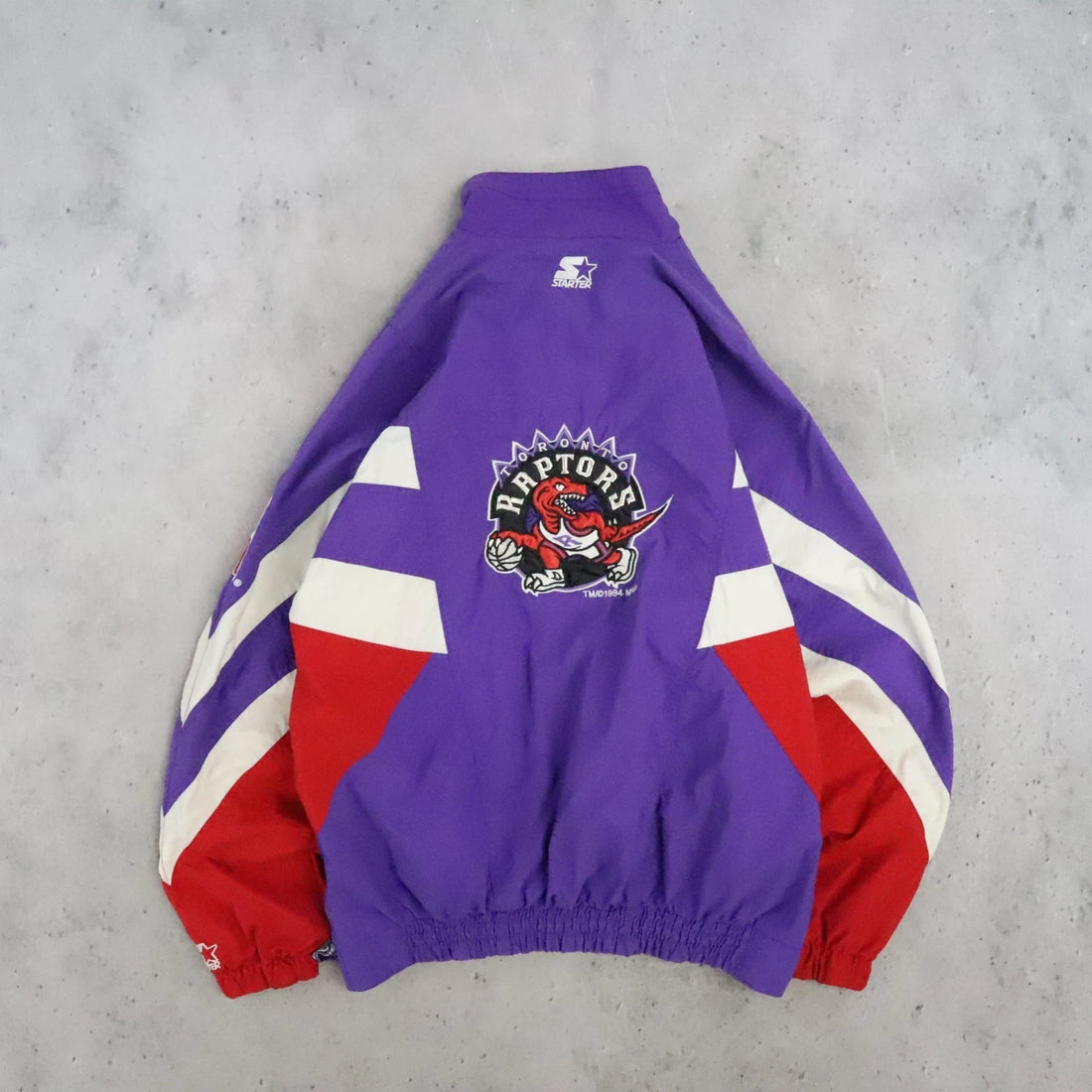 Toronto Raptors Starter Windbreaker Light Jacket Size XL 90s NBA