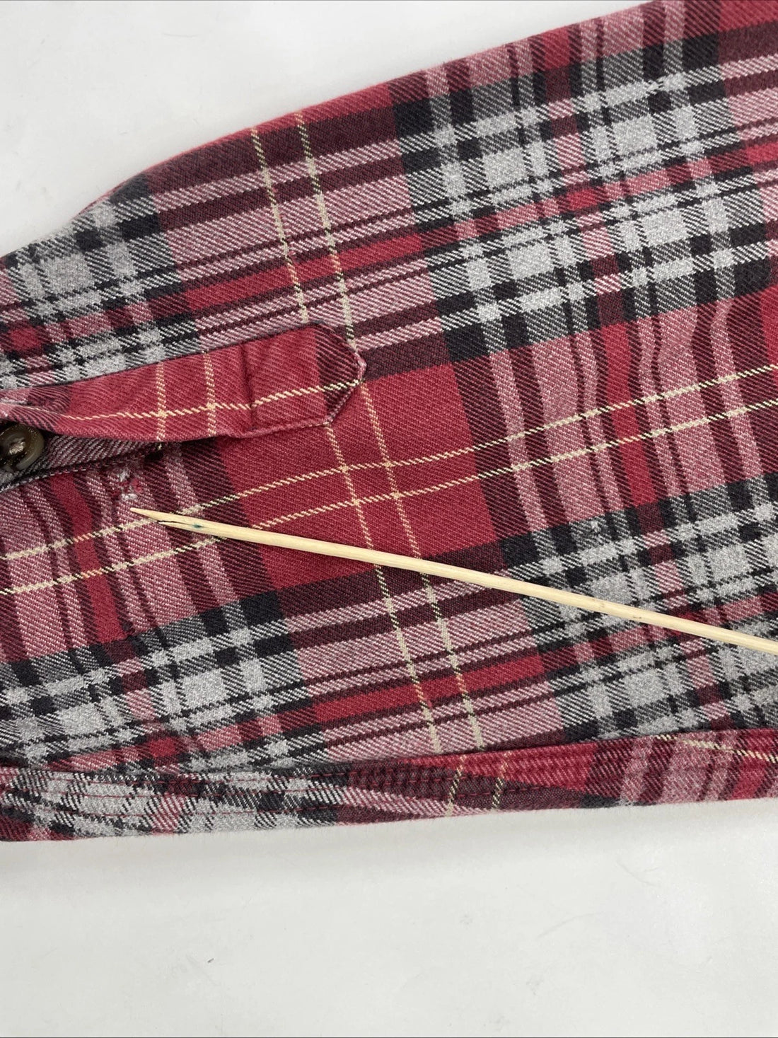 Carhartt Button Up Shirt Size Large Red Plaid