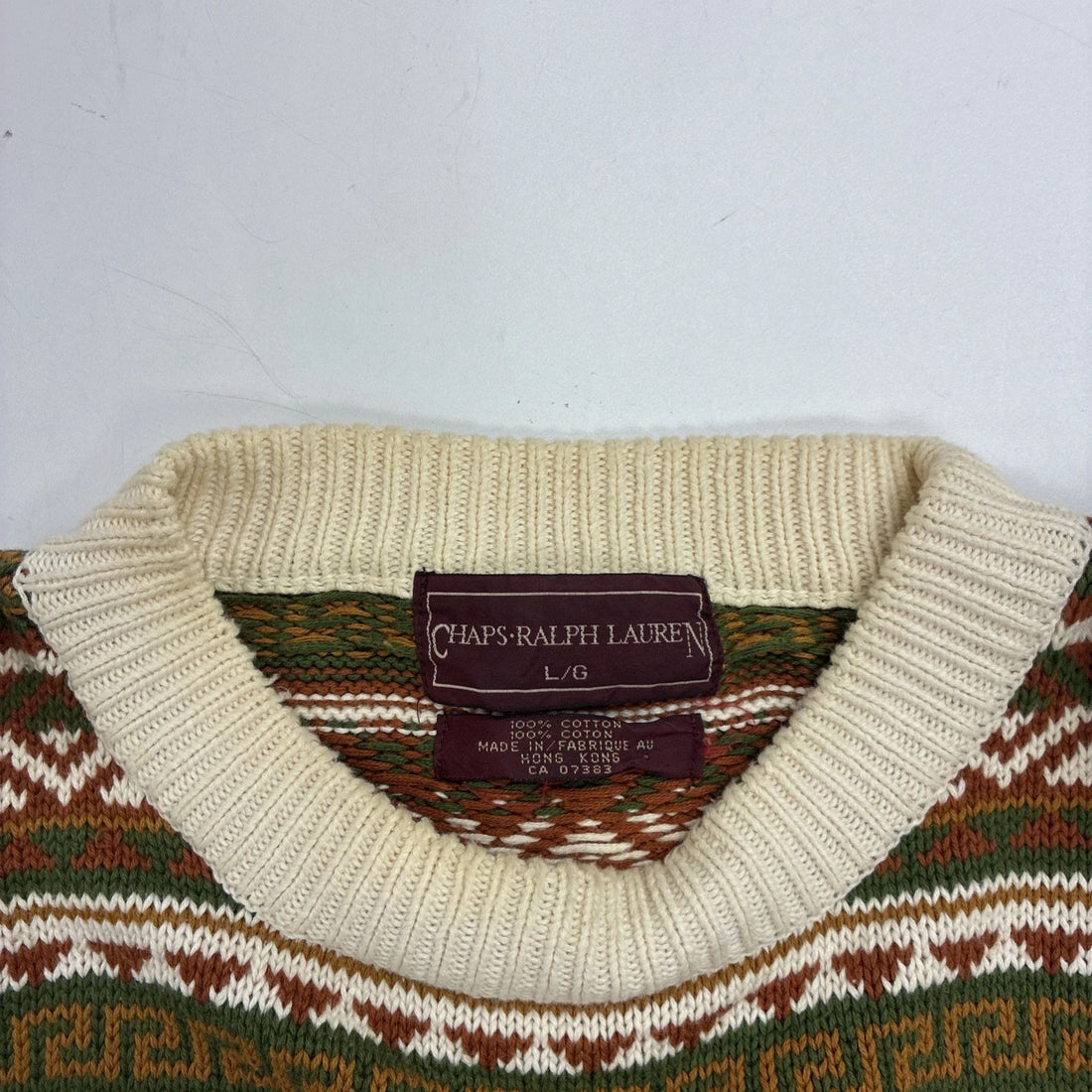 Vintage Chaps Ralph Lauren Sweater Size Large