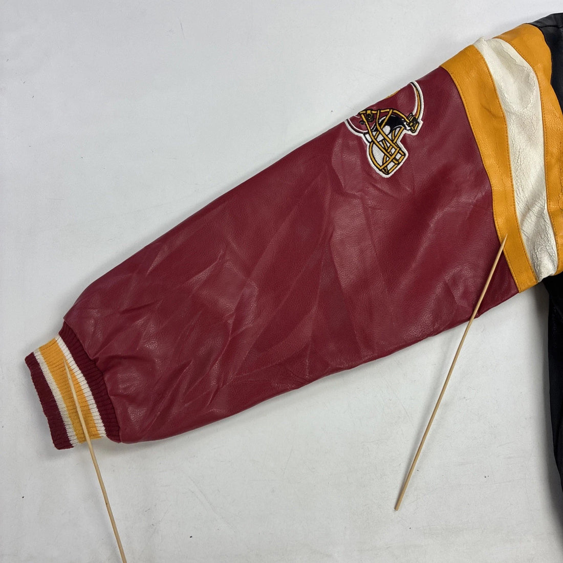 Washington Redskins Faux Leather Varsity Jacket XL NFL