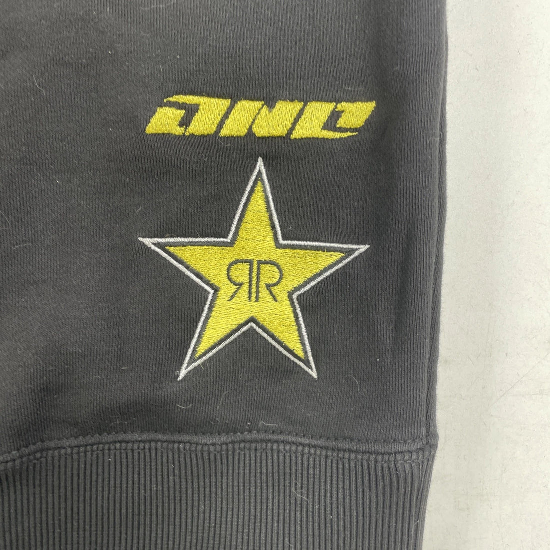 Rockstar Energy Drink Full Zip Sweatshirt Hoodie Size Medium Y2K