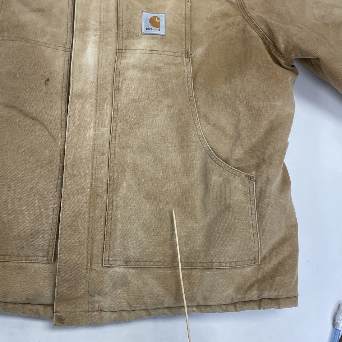 Carhartt Canvas Arctic Work Jacket Size XL Brown