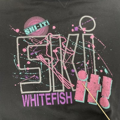 Vintage Ski-It Whitefish Russell Athletic Crewneck Sweatshirt Size XL 90s