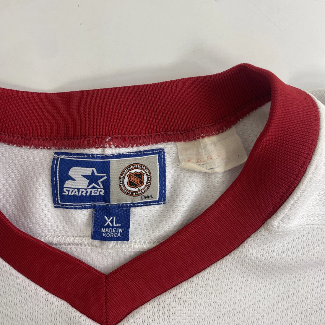 Vintage Detroit Red Wings Brendan Shanahan Starter Hockey Jersey Size XL NHL