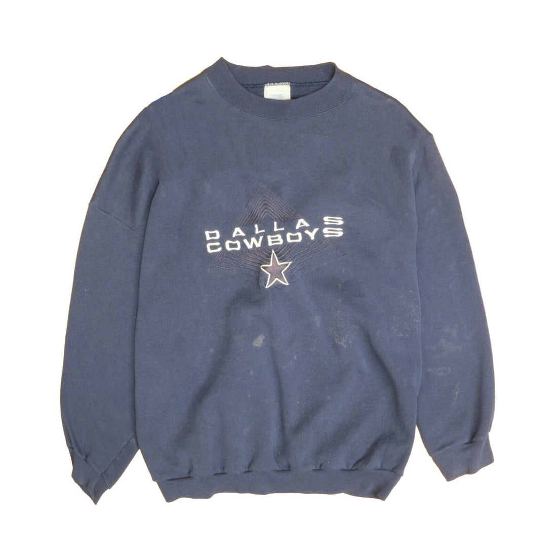 Vintage Dallas Cowboys Logo 7 Sweatshirt Crewneck Size XL Blue 90s NFL –  Throwback Vault