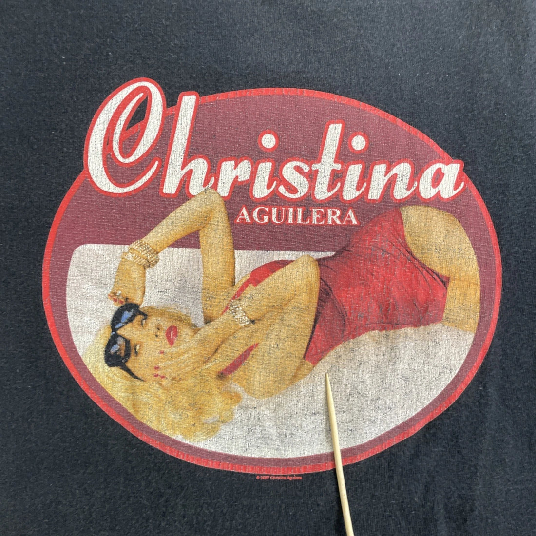 Christina Aguilera Back To Basics T-Shirt Size Large 2007