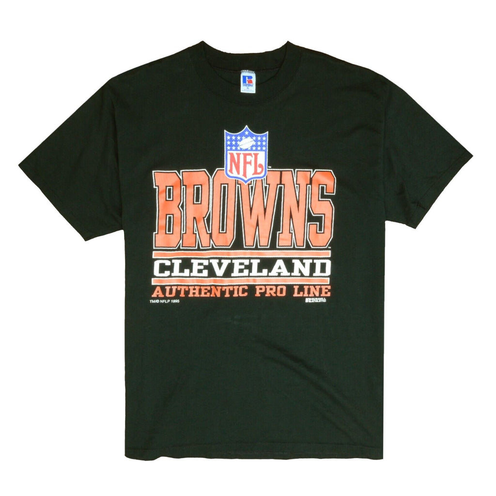 Vintage Cleveland Browns T Shirt Tee Trench Made USA Size 