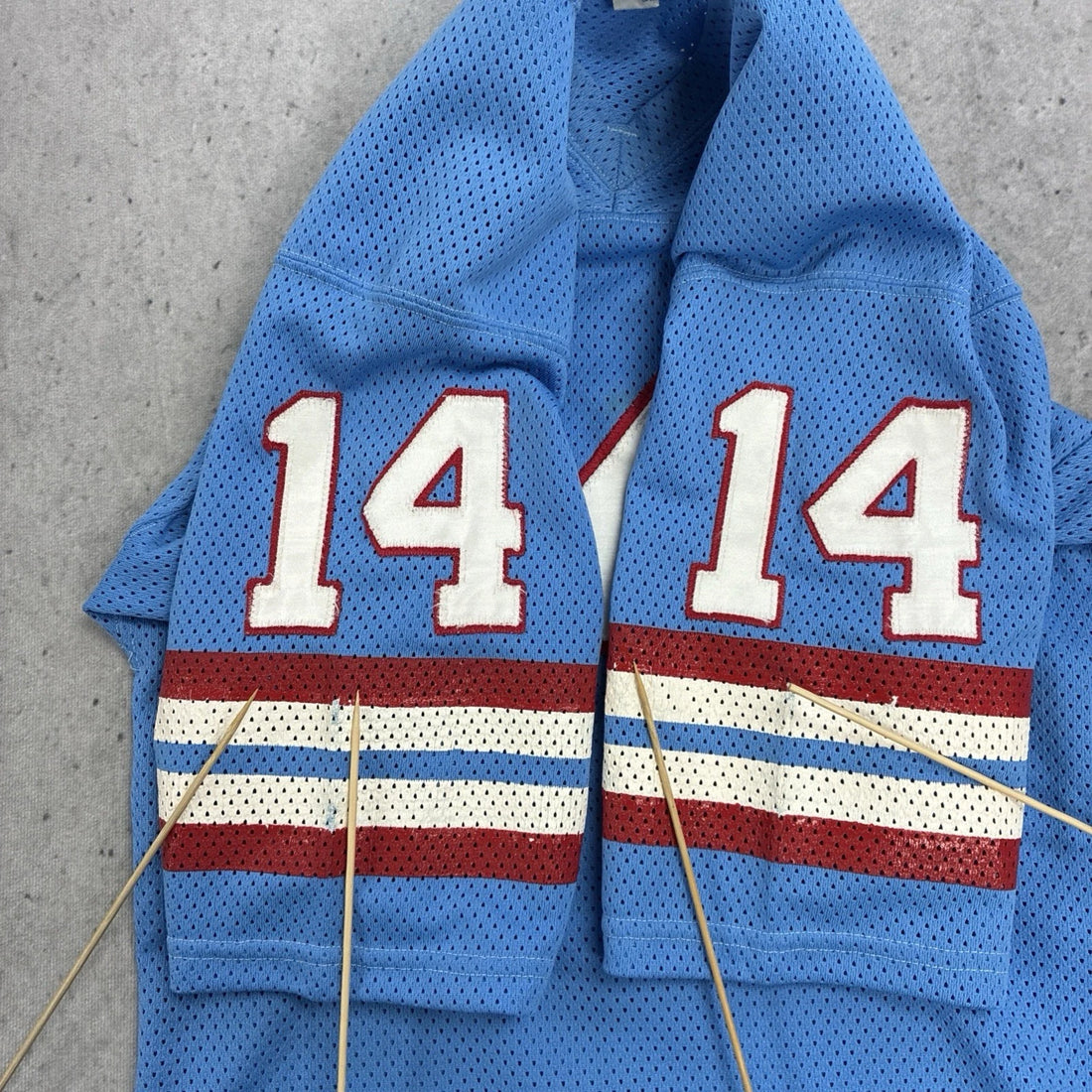 Vintage Houston Oilers Cody Carlson Jersey Size XS NFL