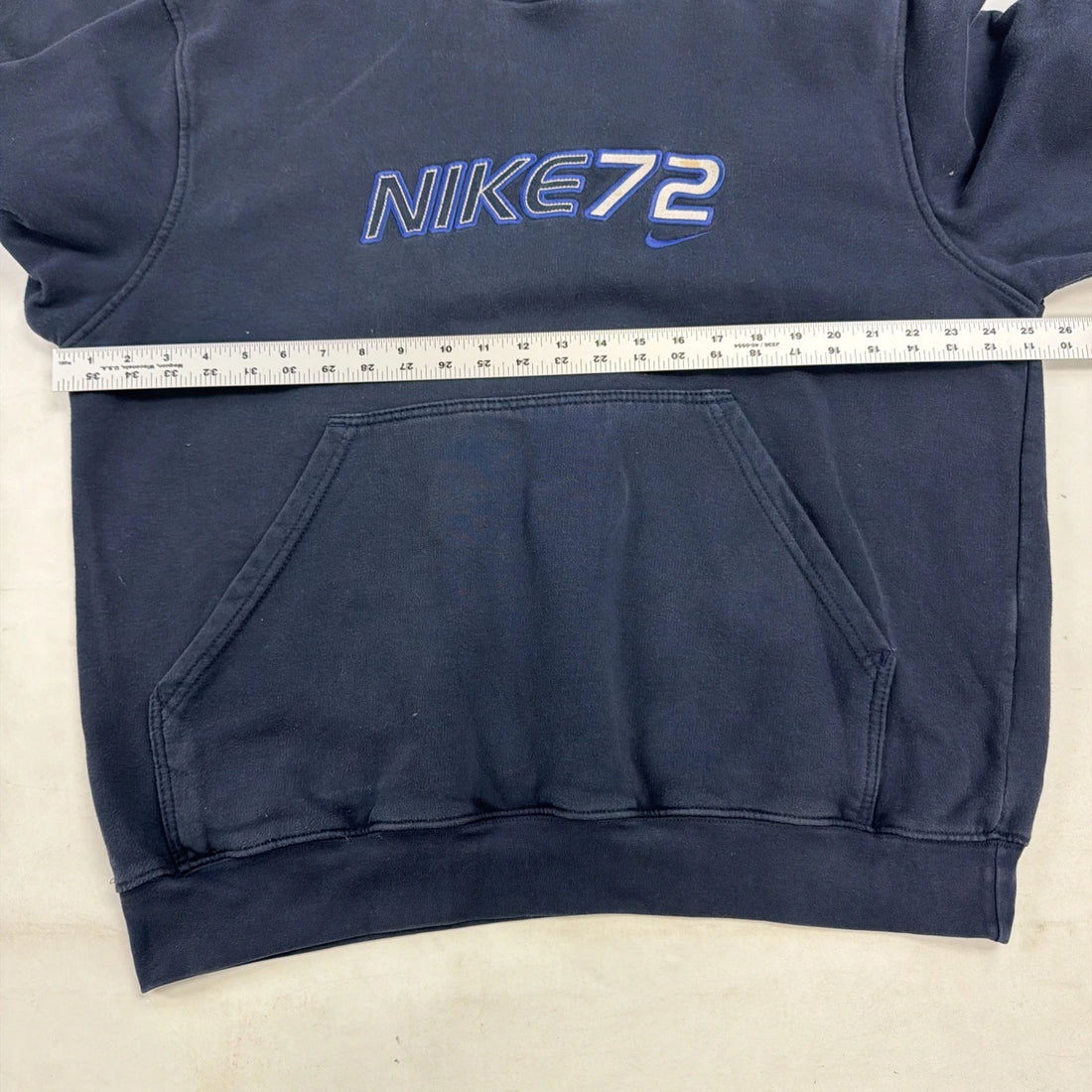 Vintage Nike 72 Sweatshirt Hoodie Size Large Blue