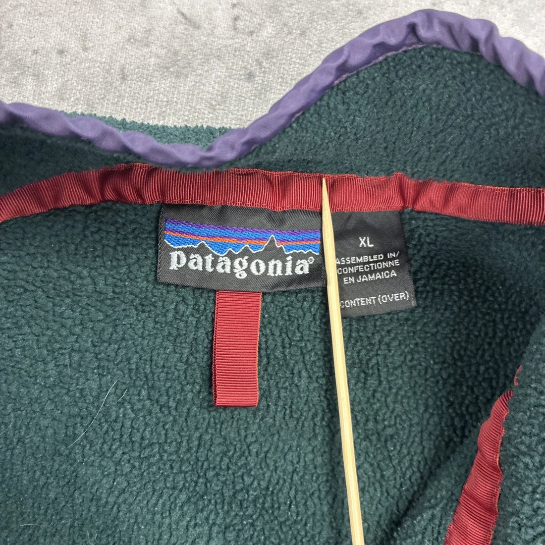 Vintage Patagonia Synchilla Snap T Fleece Jacket XL 90s