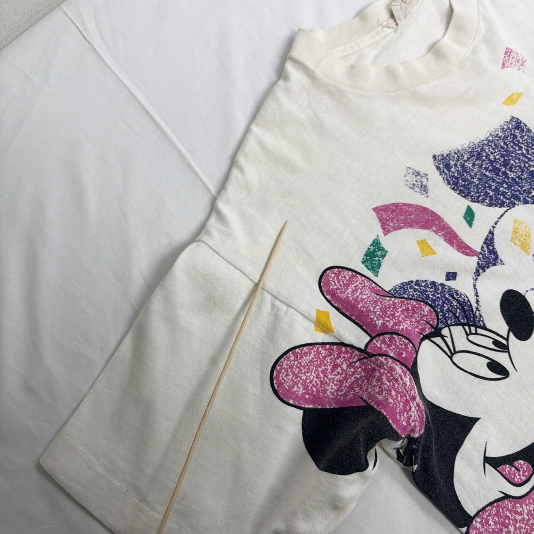Vintage Mickey Minnie Mouse Disney T-Shirt Size XL All Over Print 90s
