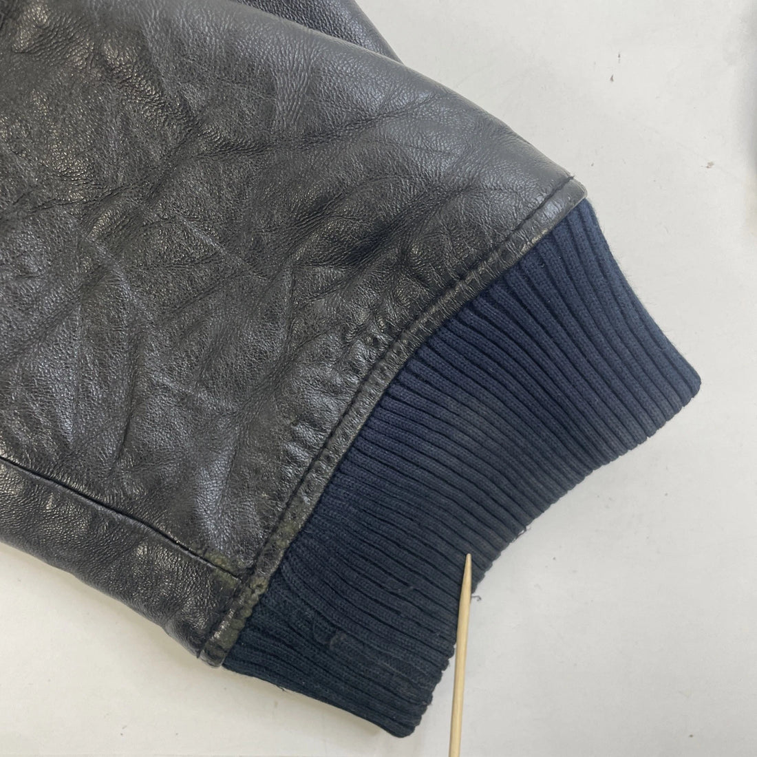 Vintage Rocawear Flag Leather Varsity Bomber Jacket Size 3XL Y2K