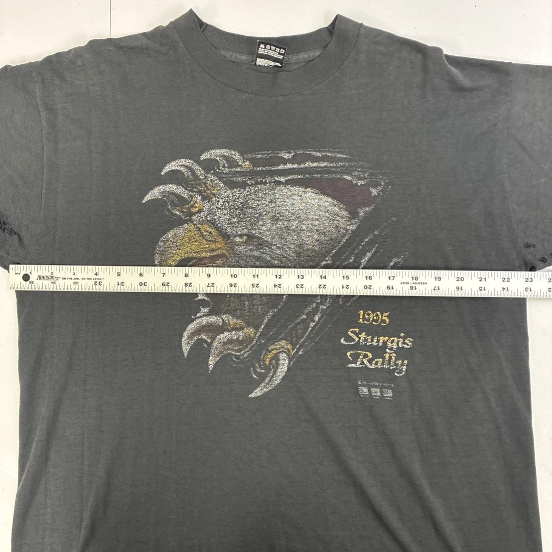 Vintage Sturgis Rally Black Hills Classic Eagle T-Shirt Size XL 1995 90s