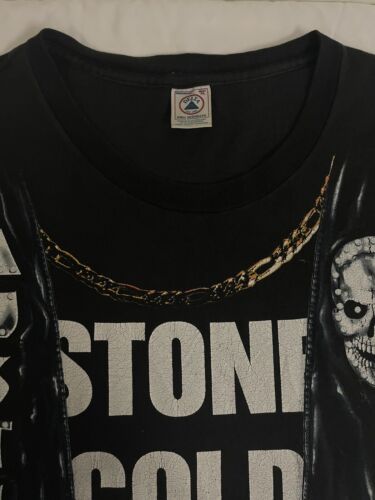 Vintage Stone Cold Steve Austin Vest Wrestling T-Shirt XL 1998 90s WWE WWF