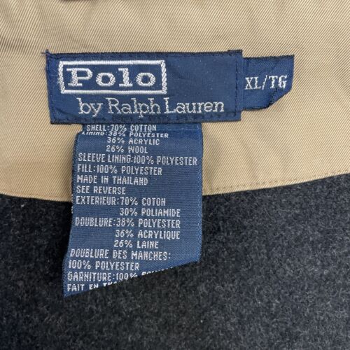 Vintage Polo Ralph Lauren Harrington Bomber Jacket Size XL Insulated