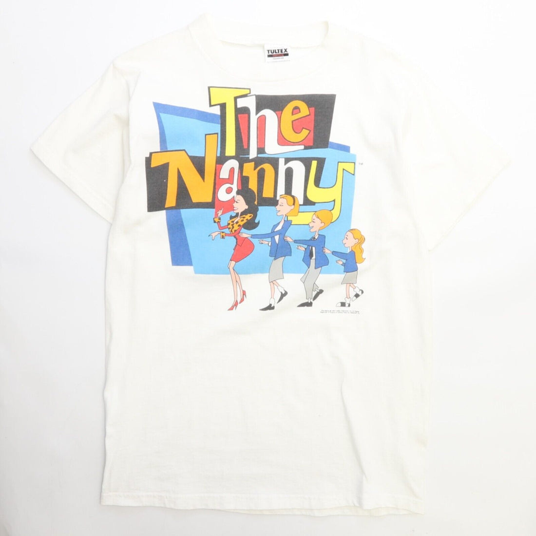 Vintage The Nanny T-Shirt Size Large Cartoon 1994 90s