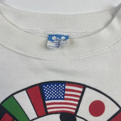 Vintage Mickey Mouse Disney Epcot Center Crewneck Sweatshirt Size Large 80s