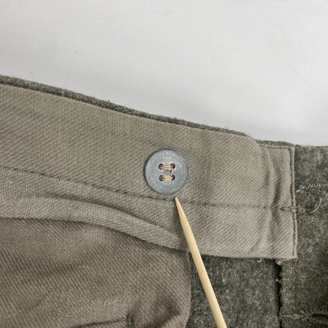 Vintage Military Army Wool Trouser Pants Size 32 X 33 WW2 WWII 1943 40s