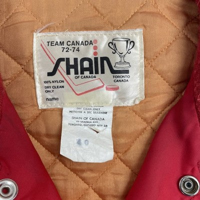 Vintage Montreal Canadiens Shain Bomber Jacket Size 40 90s NHL