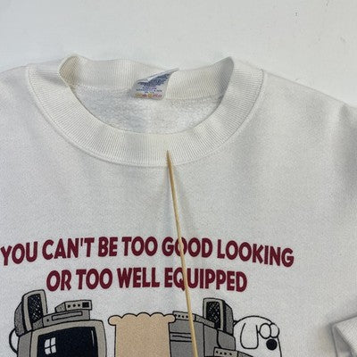 Vintage Dilbert Crewneck Sweatshirt Size XL Cartoon Promo 90s