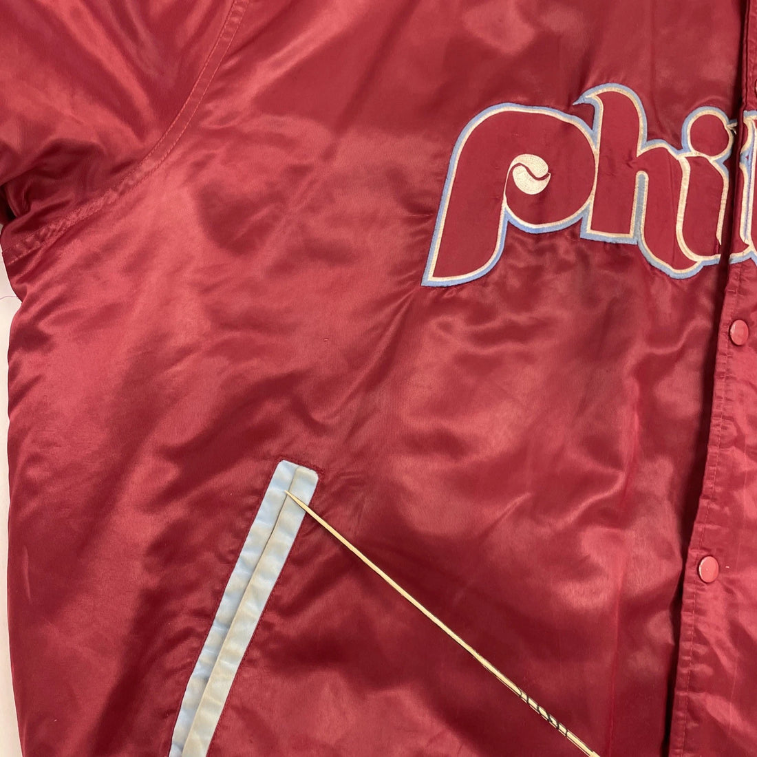 Philadelphia Phillies G-III Carl Banks Cooperstown Bomber Jacket 2XL MLB