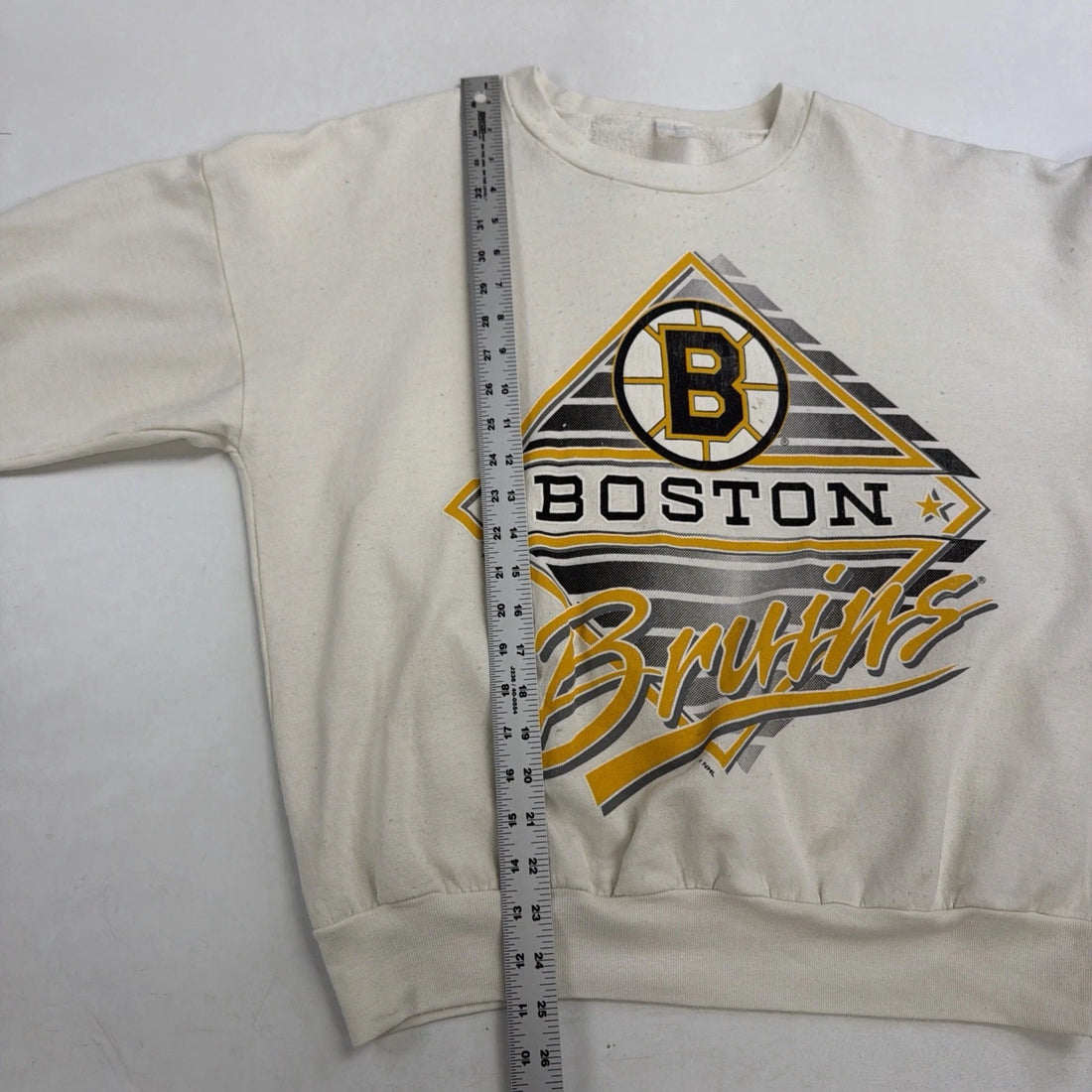 Vintage Boston Bruins Bulletin Sweatshirt Crewneck Size Large 90s NHL