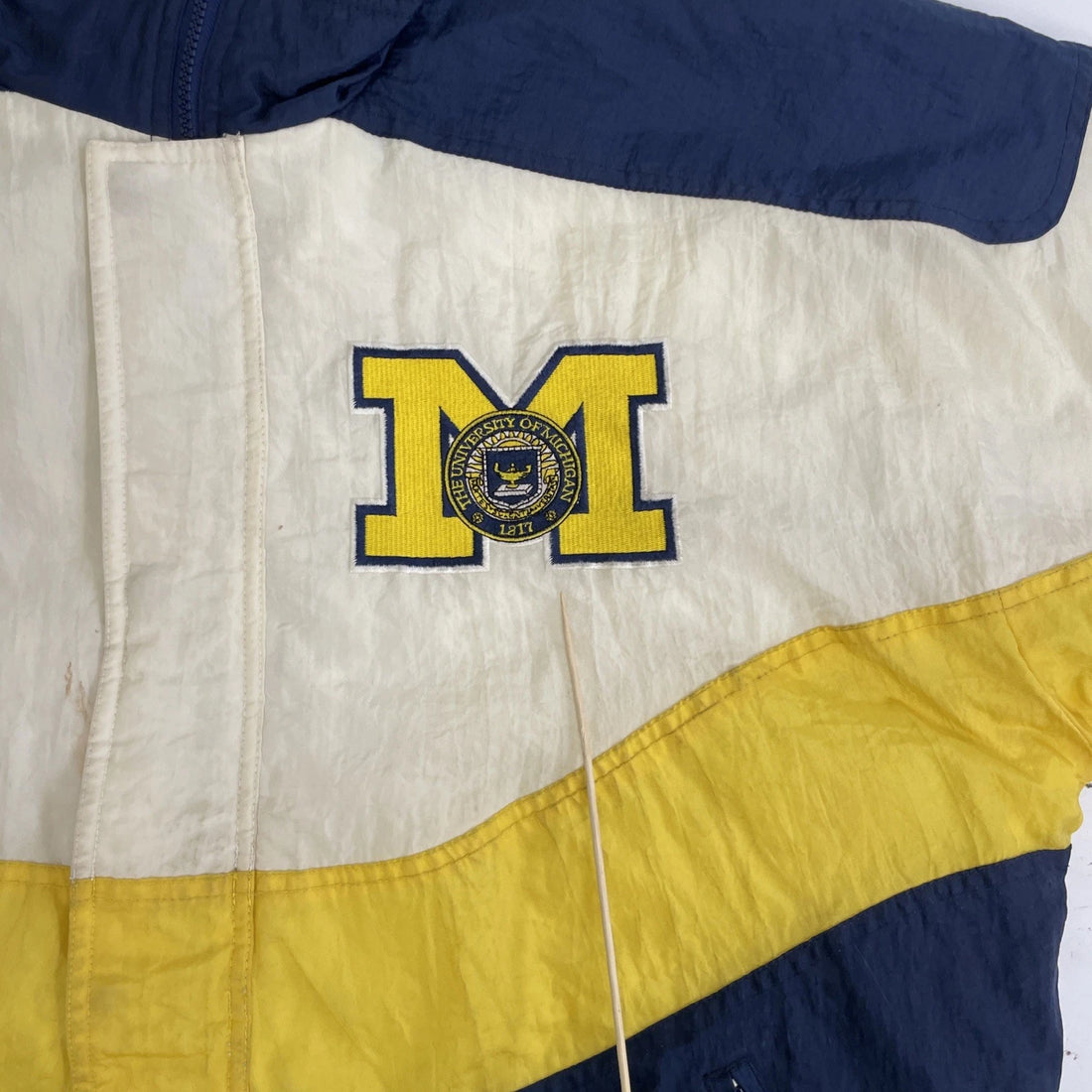 Vintage Michigan Wolverines Apex One Puffer Jacket XL 90s NCAA