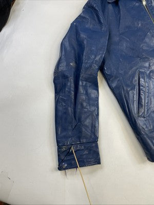 Vintage Ryerson Engineering Leather Varsity Jacket Size Medium