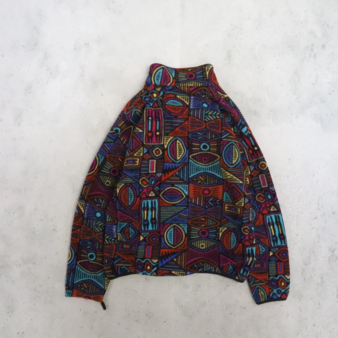 Vintage Patagonia Aztec Aboriginal Synchilla Snap T Fleece Jacket Medium 90s