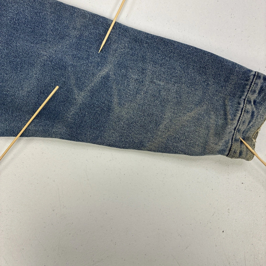 Vintage Mecca Jeans Co. Denim Trucker Jacket Size Large Y2K