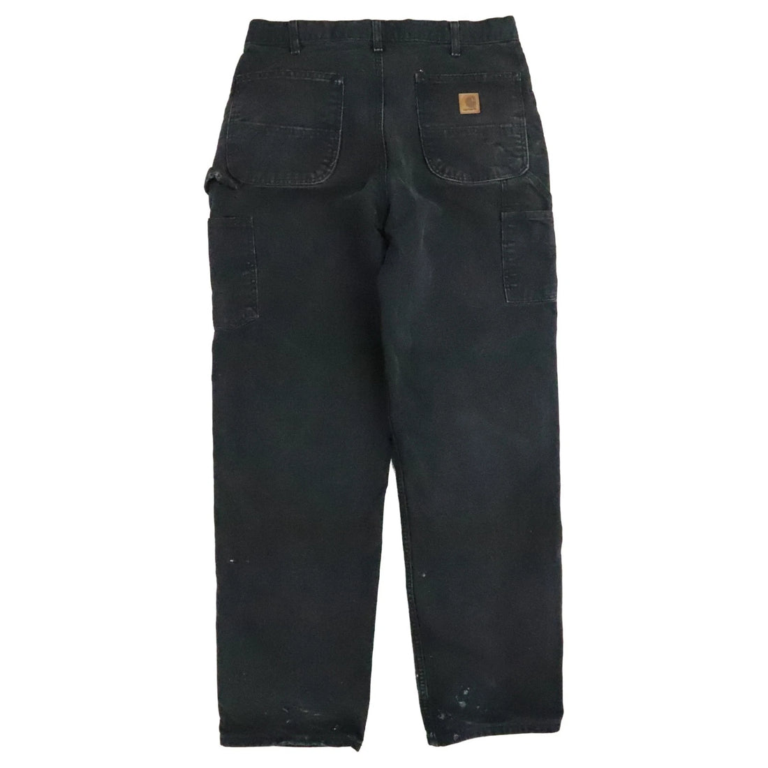 Carhartt Canvas Carpenter Work Pants Size 36 X 36 Black