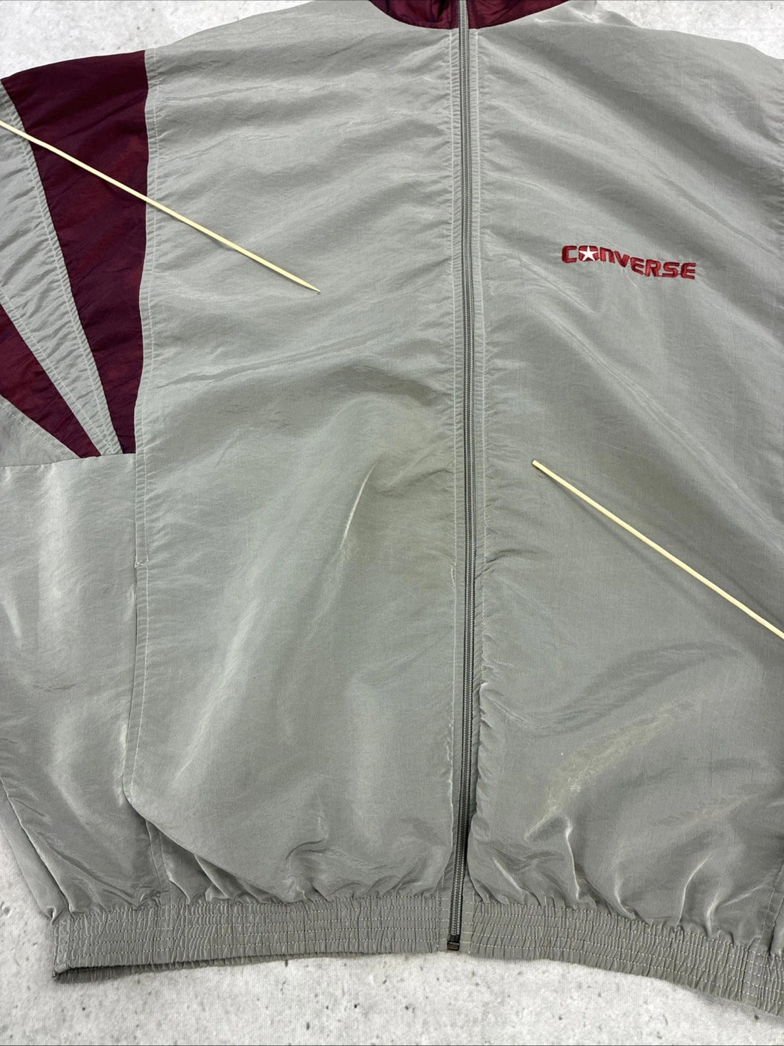 Vintage Converse Windbreaker Light Jacket Size Large Tall