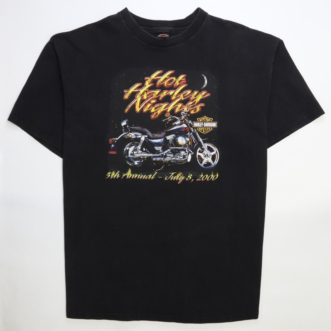 Vintage Harley Davidson Hot Harley Nights T-Shirt Size 3XL