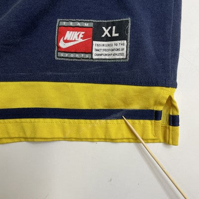 Vintage Michigan Wolverines Warm Up Basketball Shooting Jersey Size XL NCAA