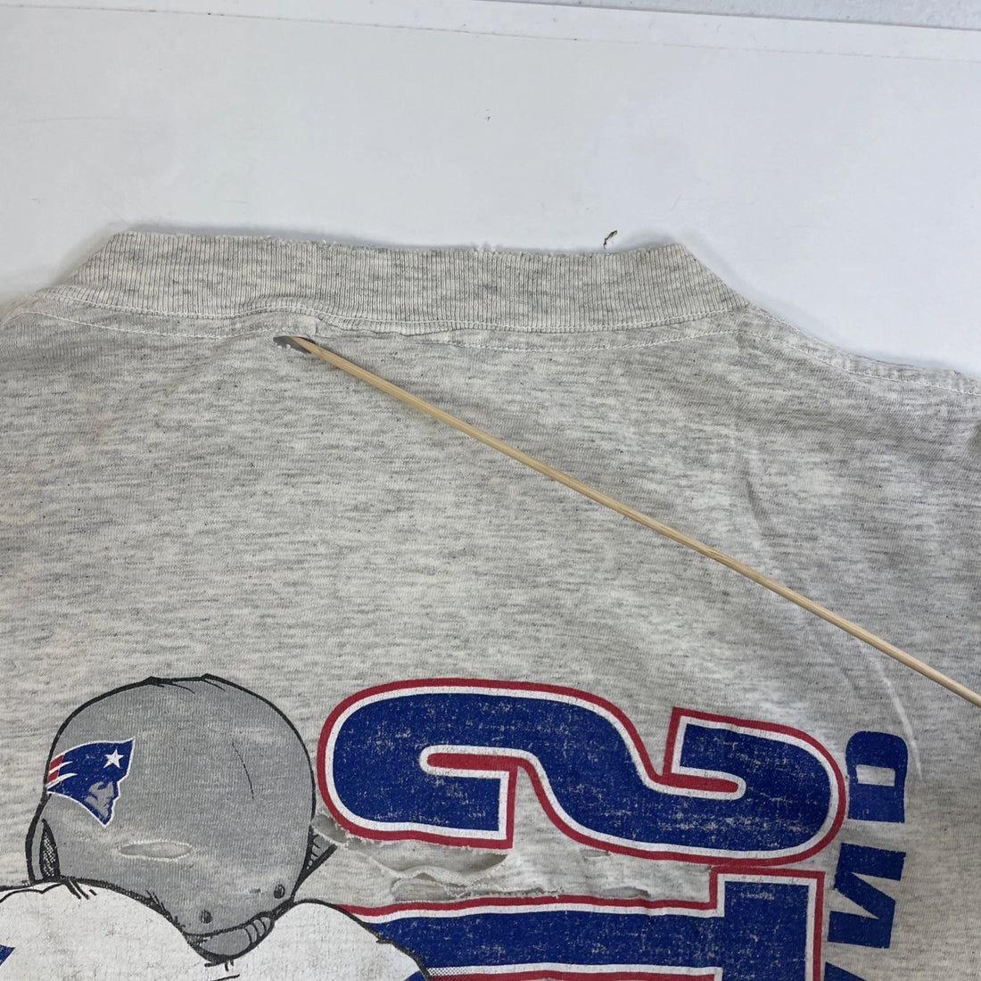 Vintage New England Patriots Nutmeg T-Shirt Size XL 90s NFL
