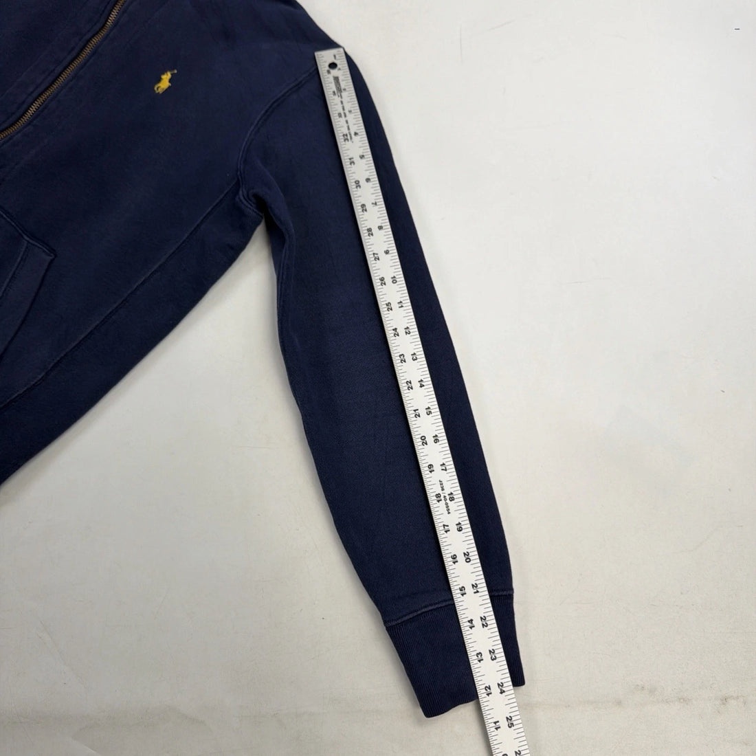 Polo Ralph Lauren Full Zip Sweatshirt Hoodie Size Medium Blue