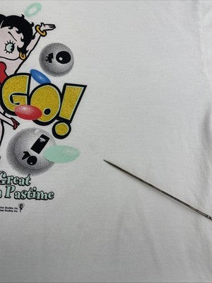 Vintage Betty Boop Bingo T-Shirt Size XL Cartoon